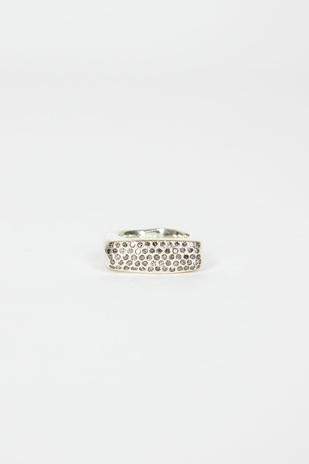 Sola 3 Sterling Silver Icy Diamond Ring