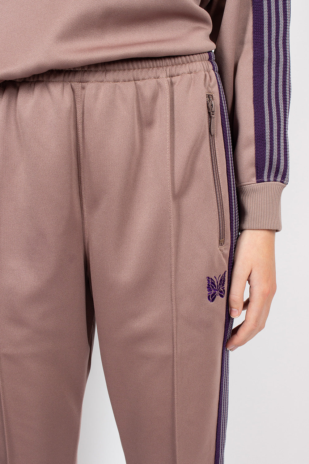 needles Narrow Track Pant Taupe-