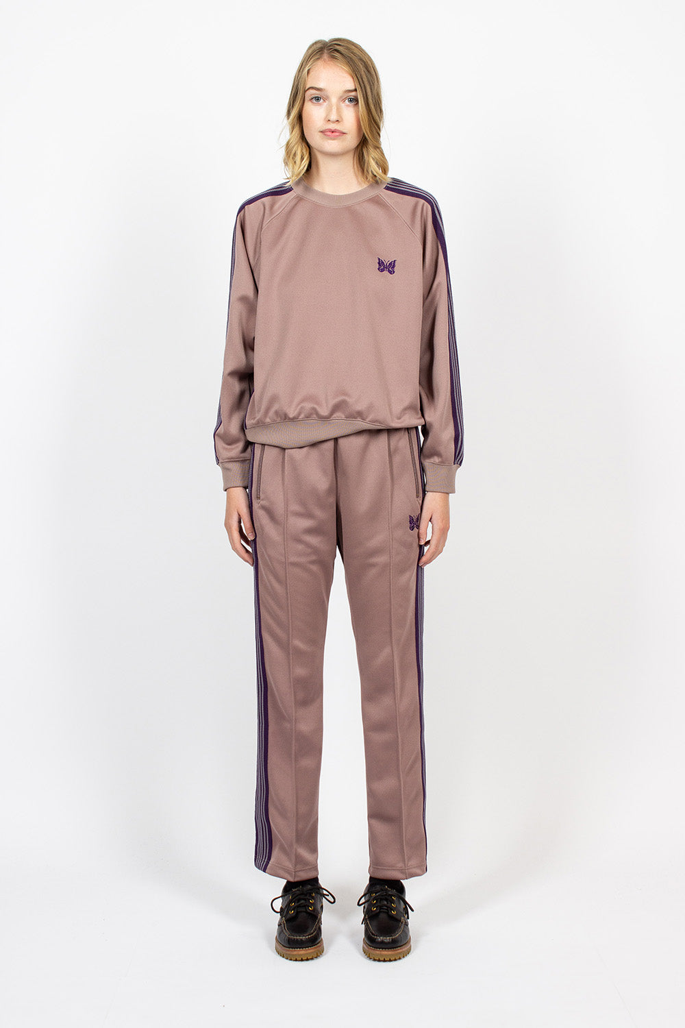 needles Narrow Track Pant Taupe