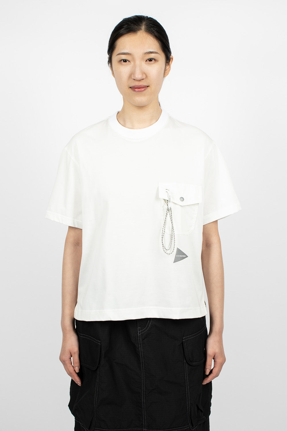 And Wander Pocket T Off White Envoy of Belfast